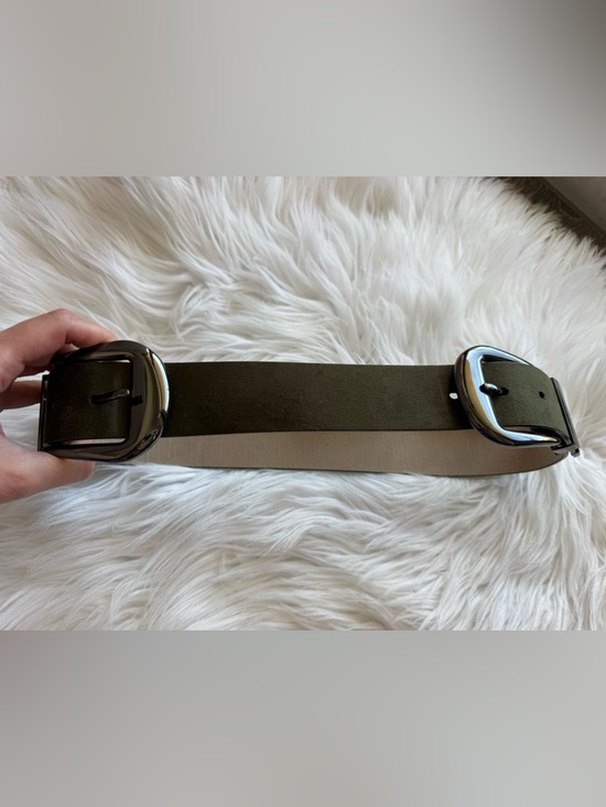 INC International Concepts Accessories - Women’s Suede Green Belt